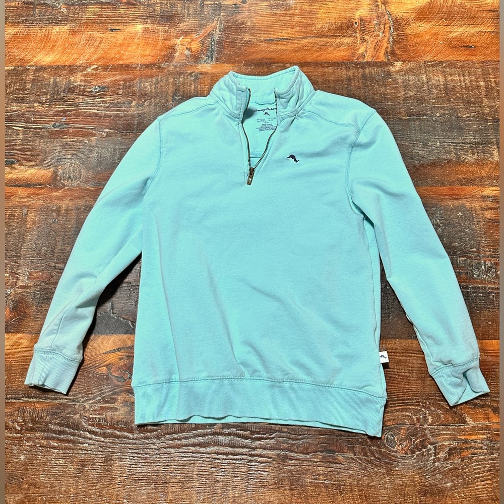 Tommy Bahama Light Blue Zip-Up Jacket